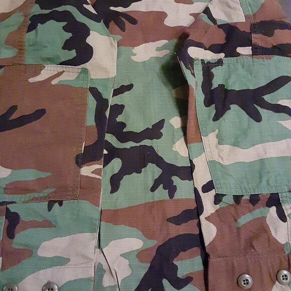 Woodland Camo Blouse * ACU * Small-Long * - Picture 5 of 8